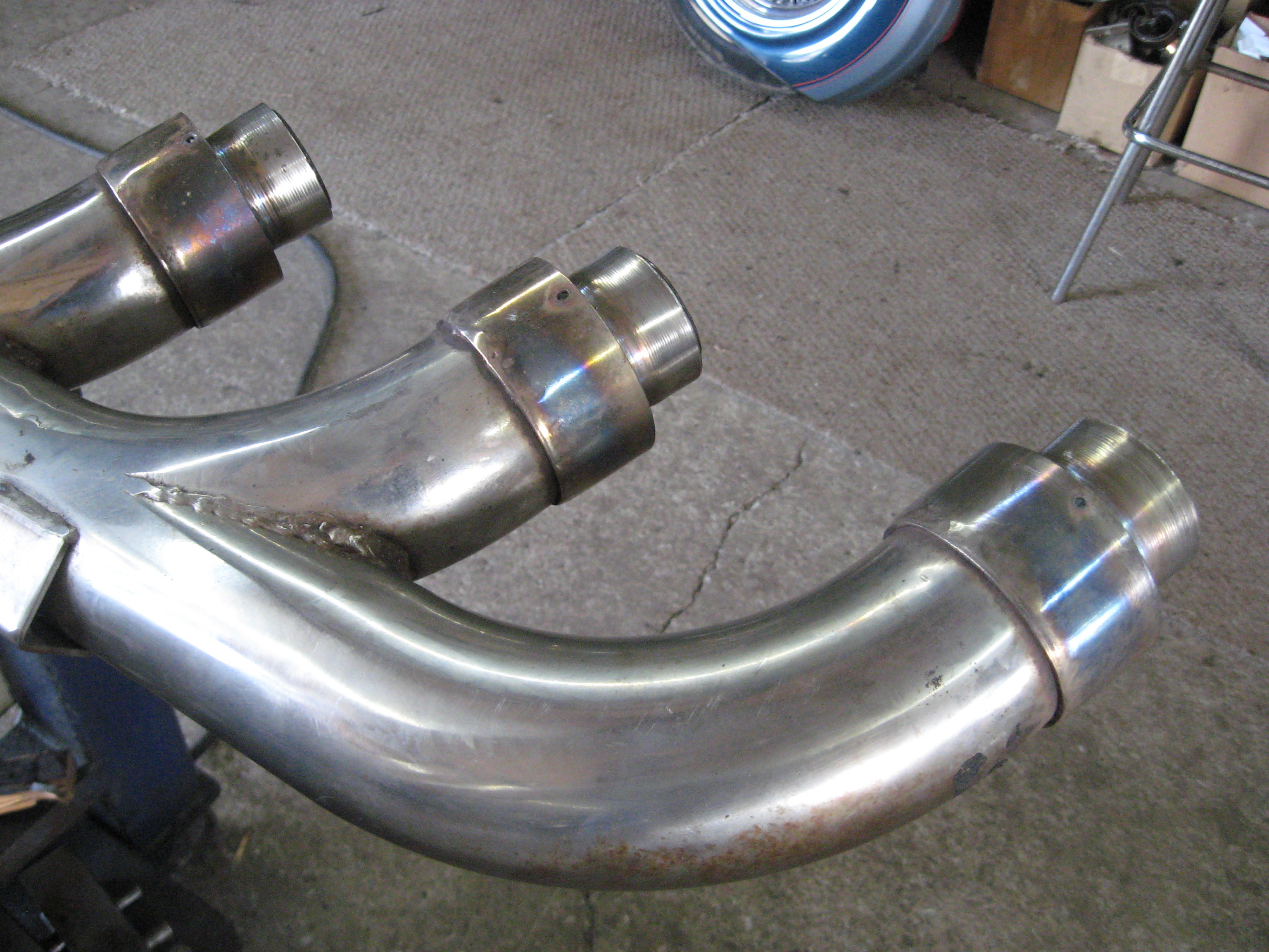 Automotive Exhaust Specialists work